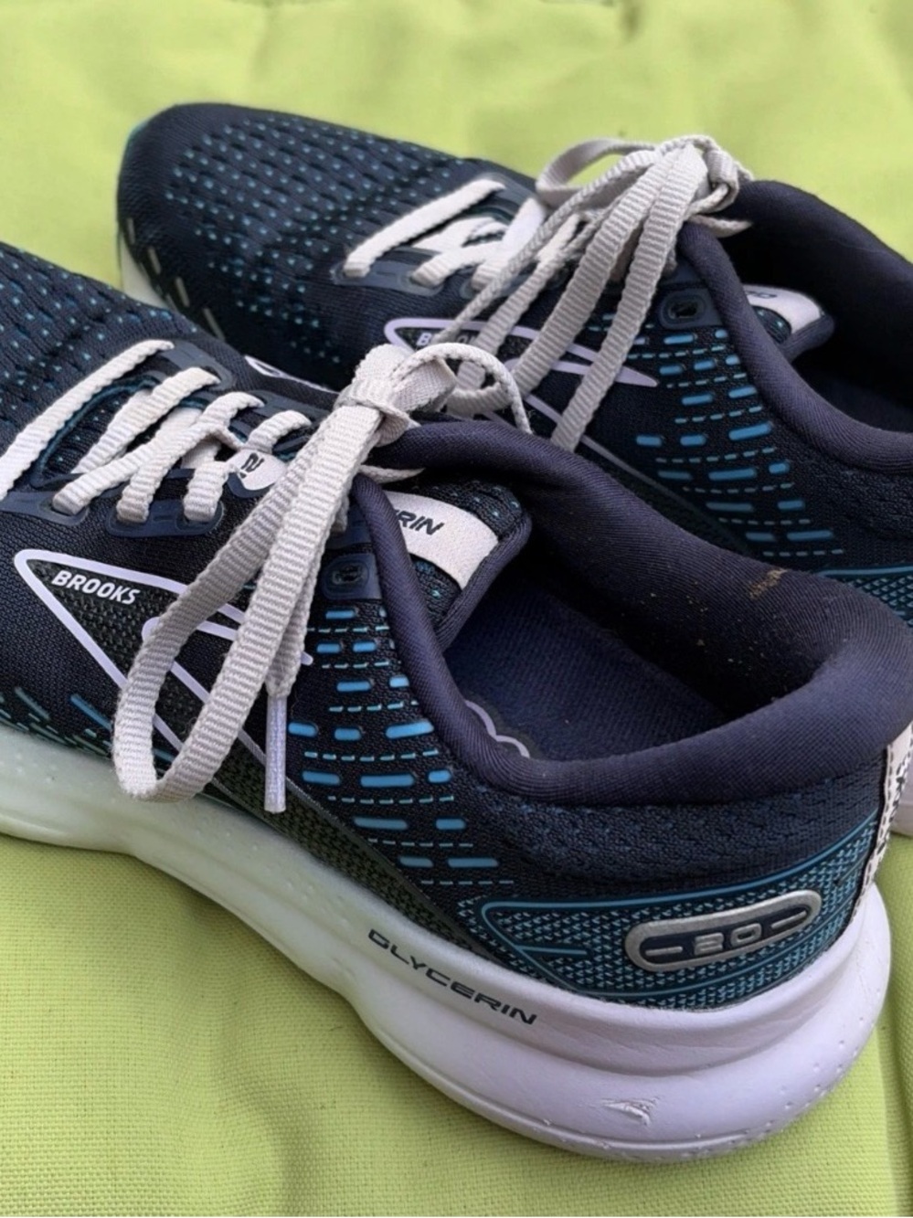 Brooks Glycerin 20 Running Shoes Women’s Size 7.5 Peacoat Ocean Blue Lightweight